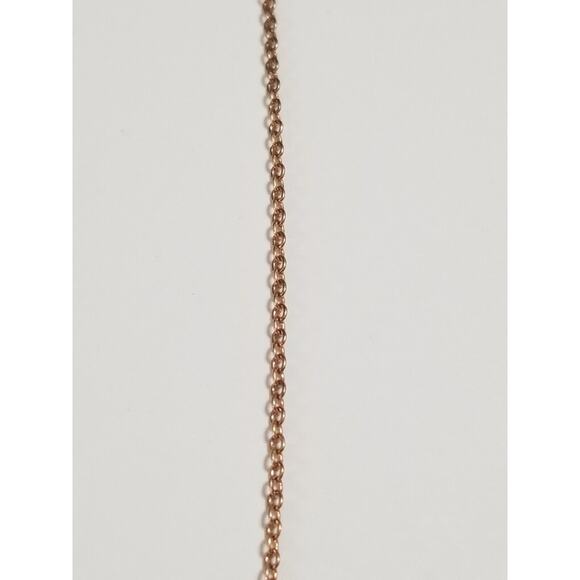 Express Rose gold color 14" necklace with a one inch extension. n247* - Picture 6 of 8